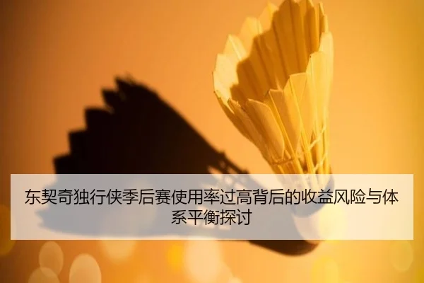 东契奇独行侠季后赛使用率过高背后的收益风险与体系平衡探讨