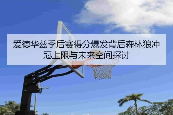 爱德华兹季后赛得分爆发背后森林狼冲冠上限与未来空间探讨